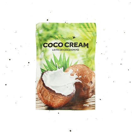 Coco Cream Leite de Coco em Pó 250g - Puravida