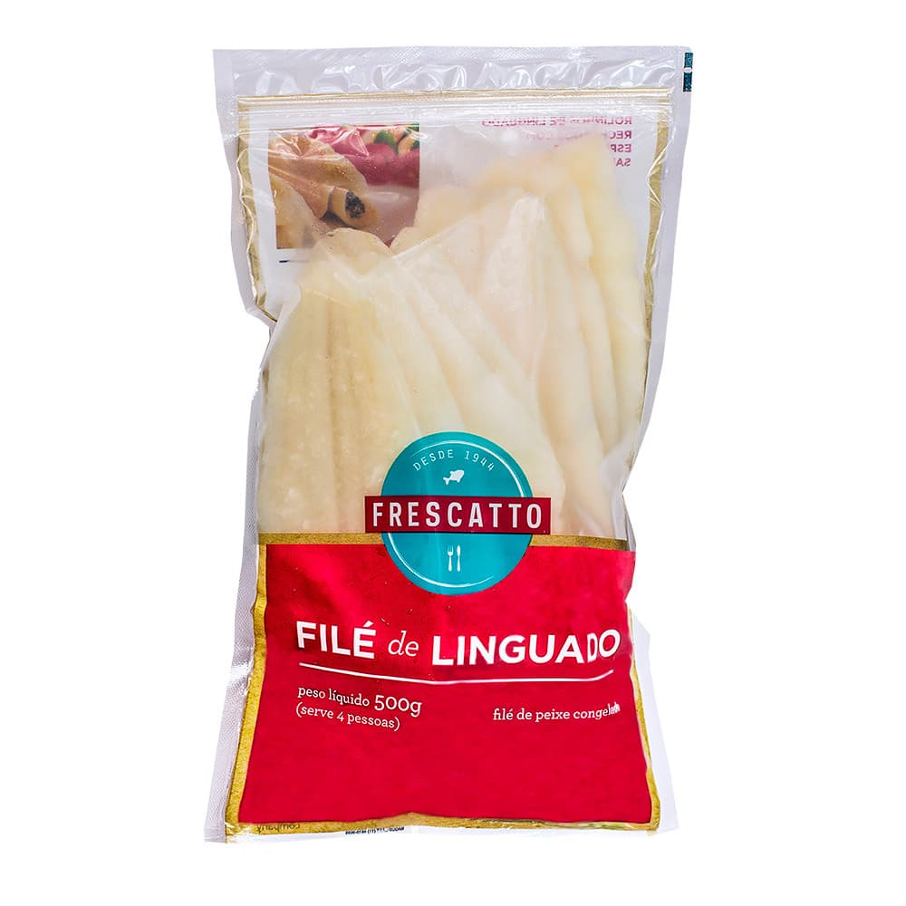 Filé de Linguado Congelado 500g - Frescatto