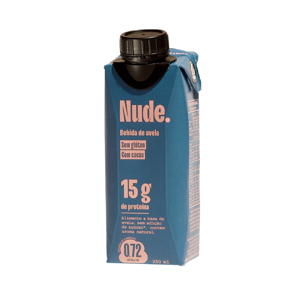 Bebida Proteica de Aveia com Cacau 250ml - Nude