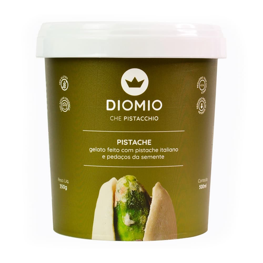 Sorvete de Pistache Italiano 350g - Dio Mio Gelato