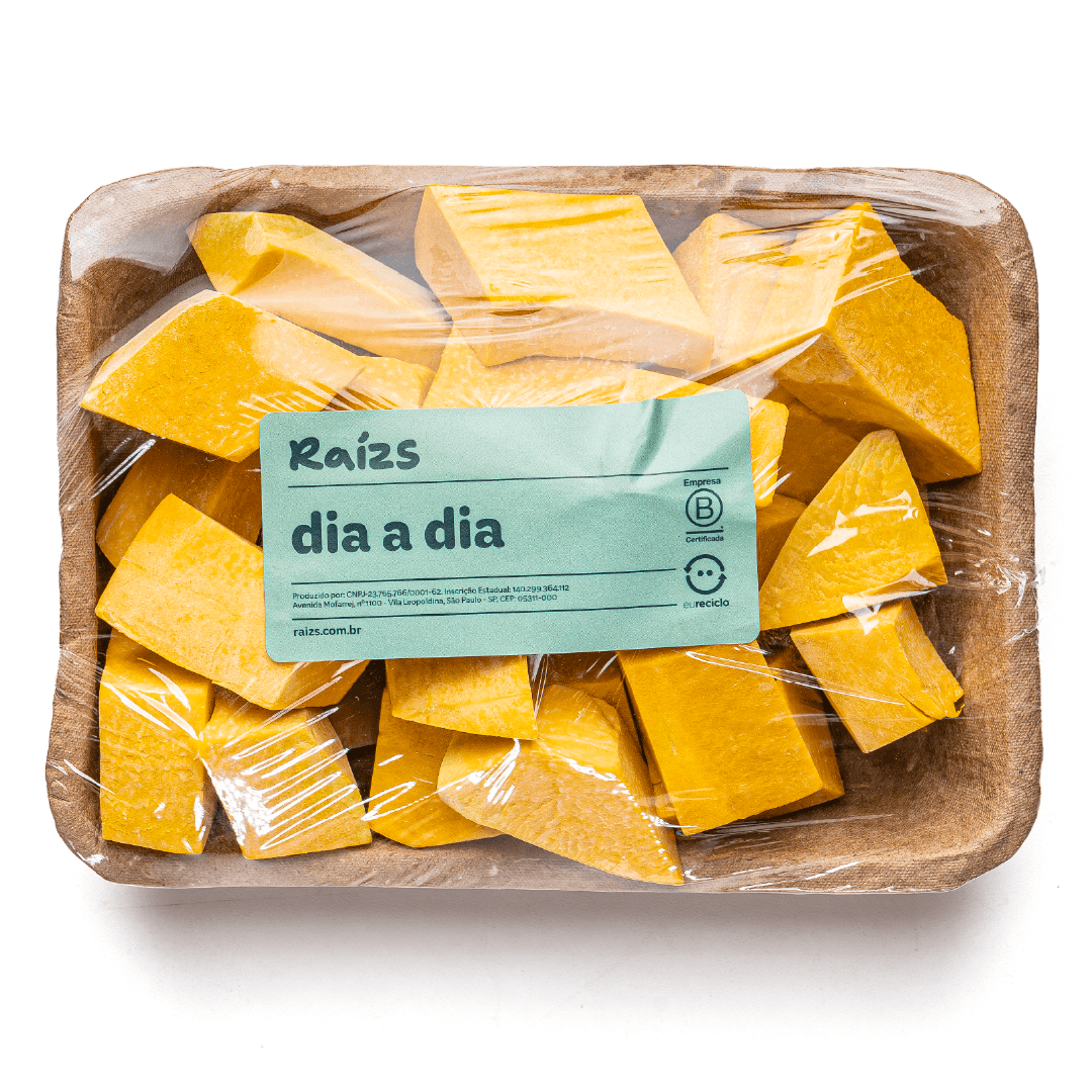 Abóbora Japonesa Picada 600g - Raízs
