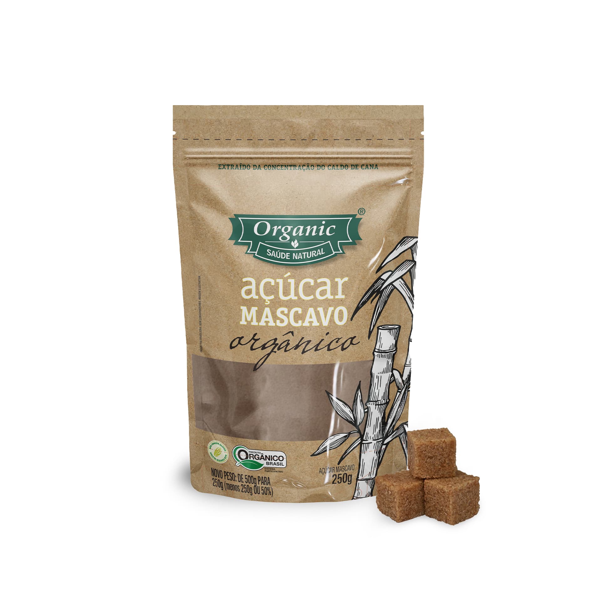 Açúcar Mascavo Orgânico 250g - Organic
