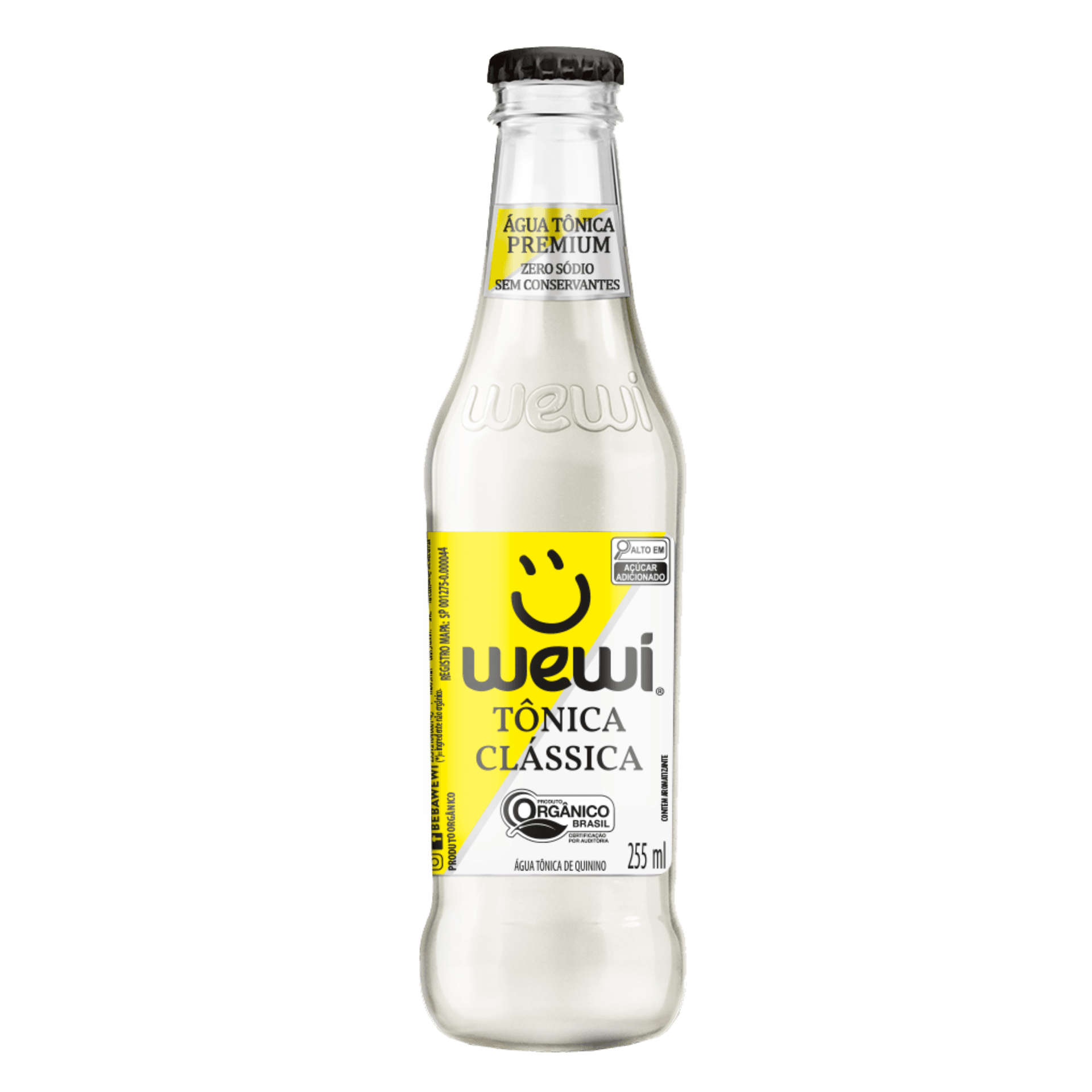 Água Tônica Orgânica Clássica Garrafa 255ml - Wewi