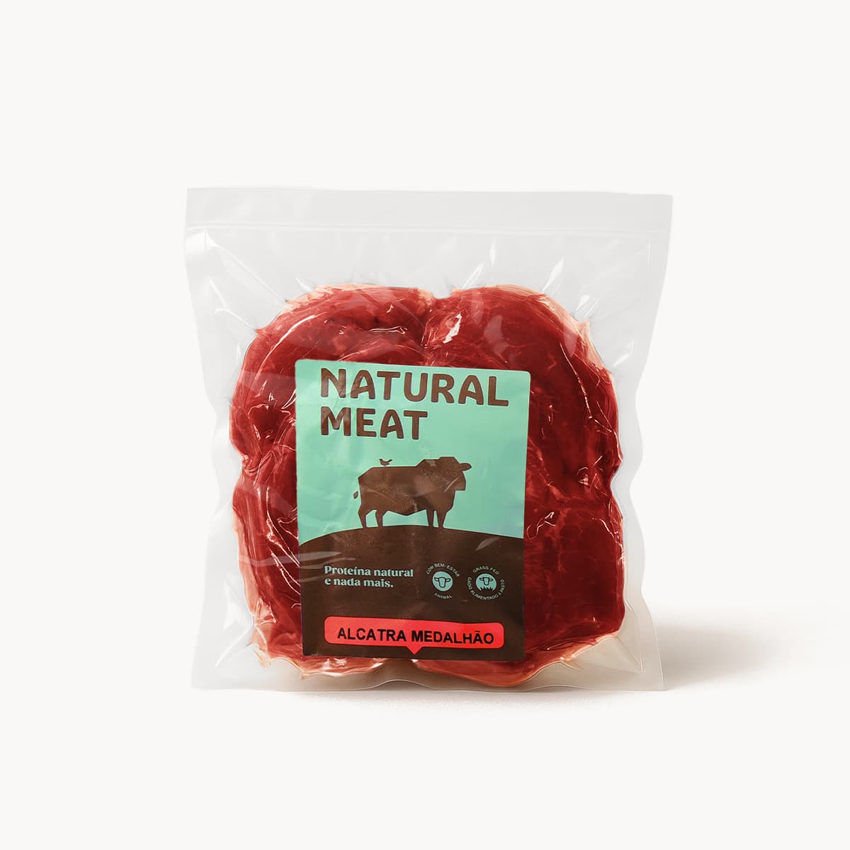 Alcatra Angus Medalhão Congelado 480g - Natural Meat