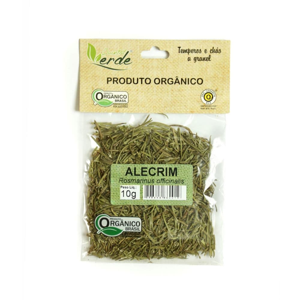 Alecrim Orgânico 10g - Quintal Verde