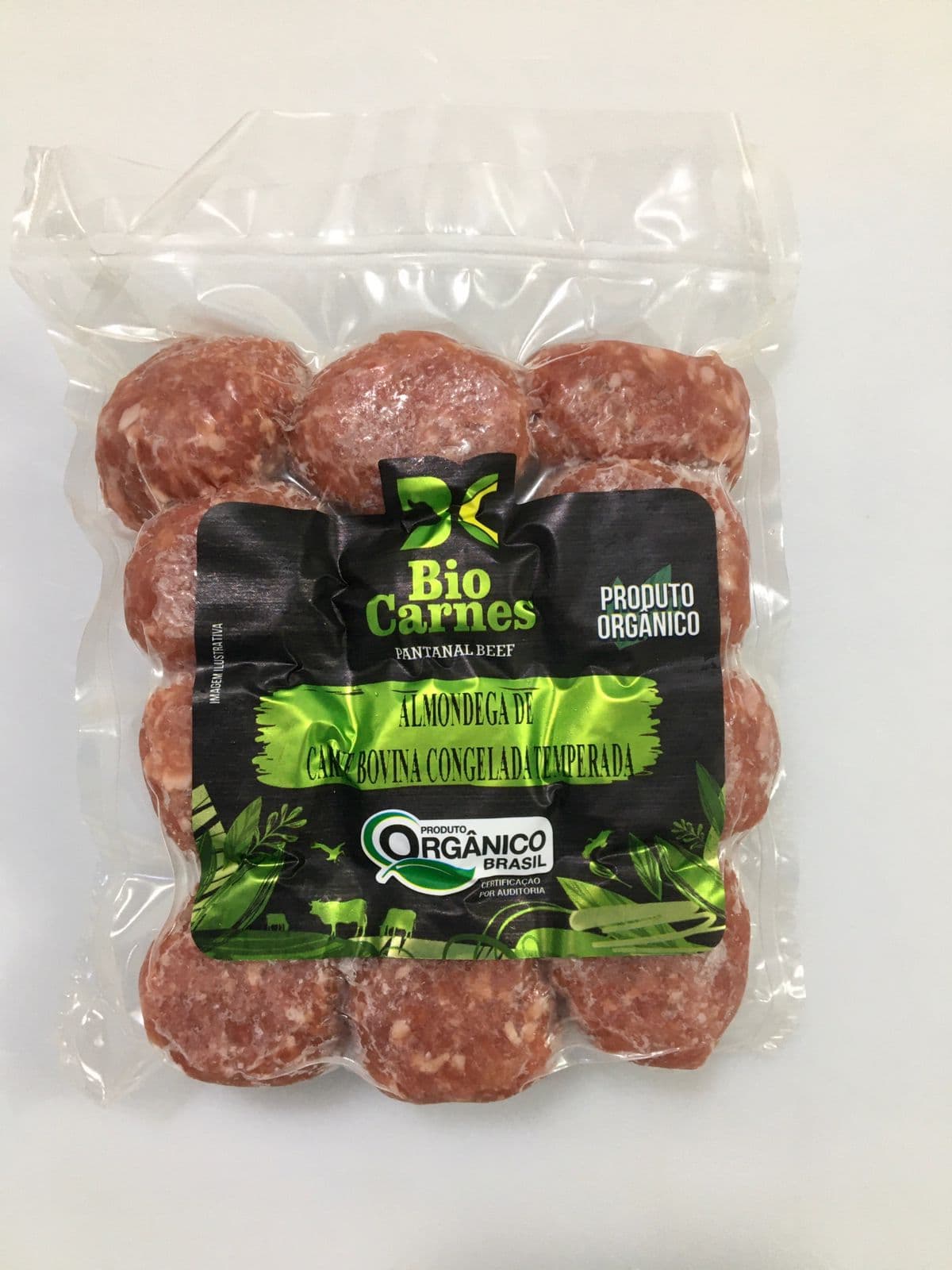 Almôndega Congelada Orgânica 360g - Bio Carnes