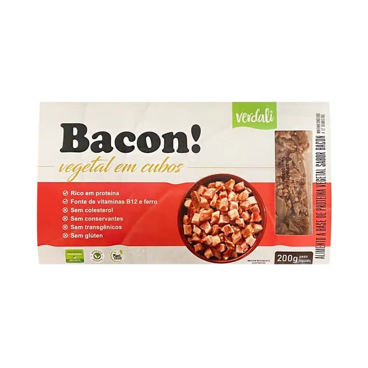 Bacon em Cubos Vegetal 200g - Verdali