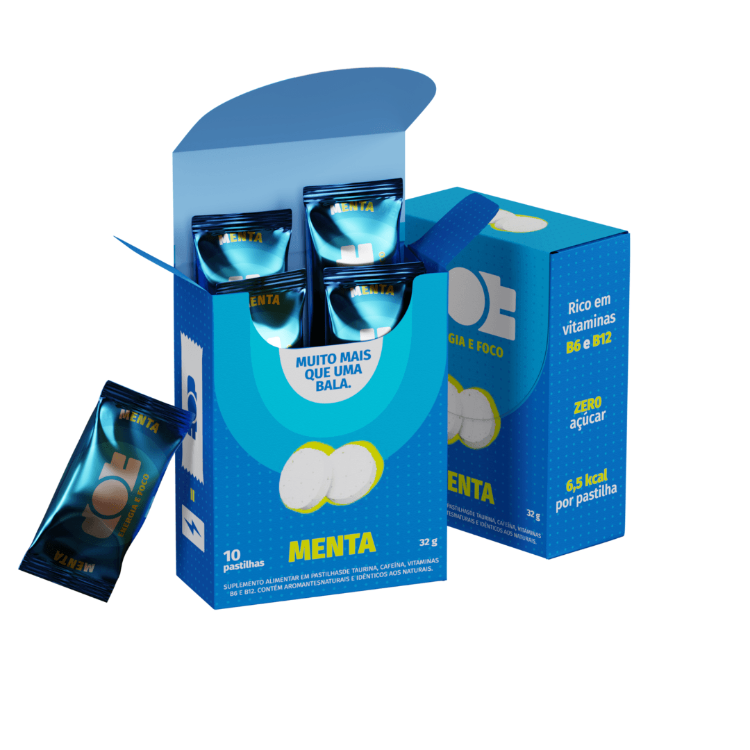 Bala Energética Sabor Menta 32g - Dot Energy