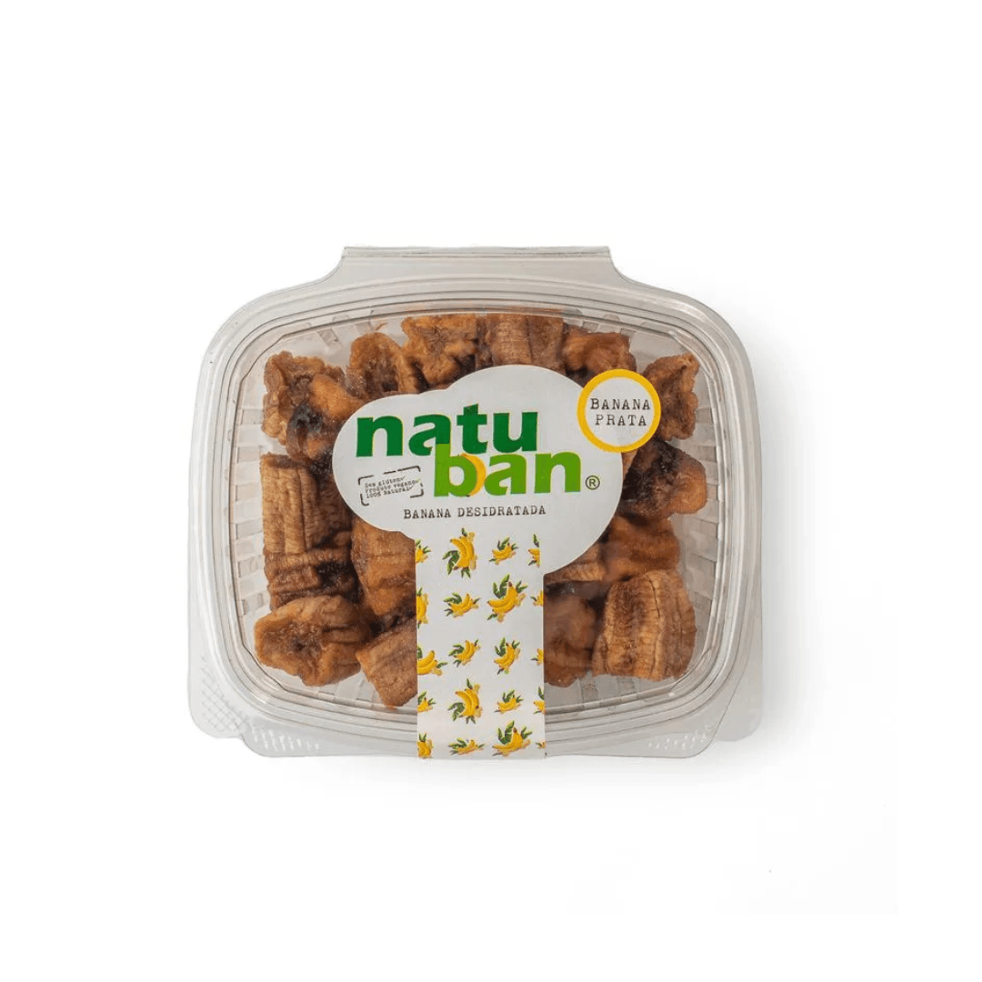 Banana Passa Prata Picada 150g - Natuban