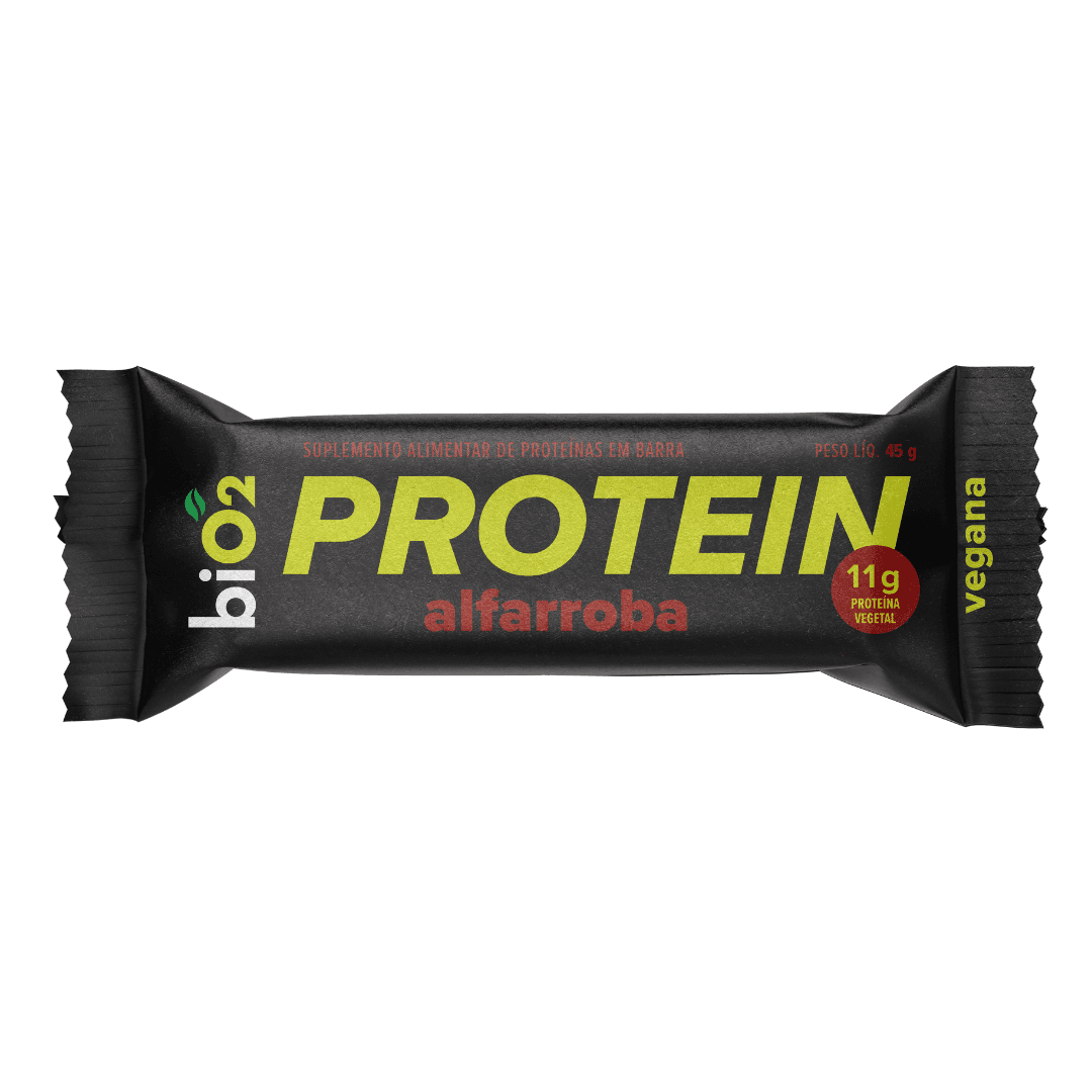 Barra de Proteína Alfarroba 45g - biO2
