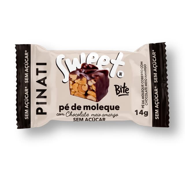 Barra Sweet Bites Pé de Moleque 14g - Pinati