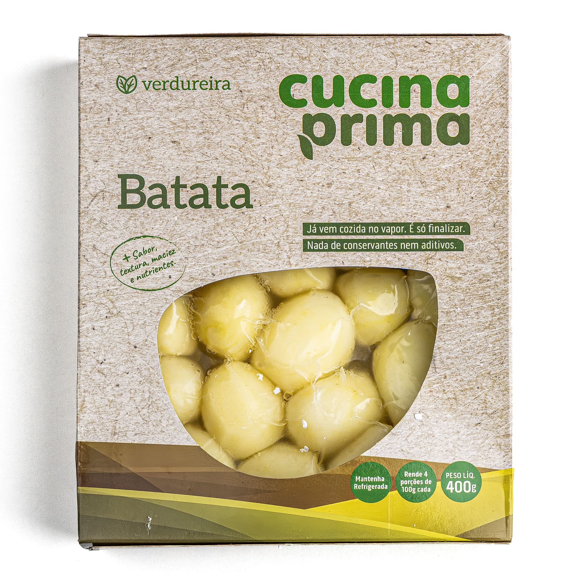 Batata Cozida a Vapor 400g - Cuccina Prima