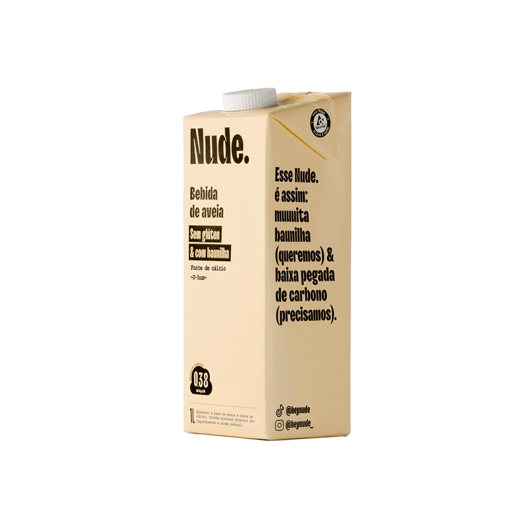 Bebida de Aveia com Baunilha 1L - Nude