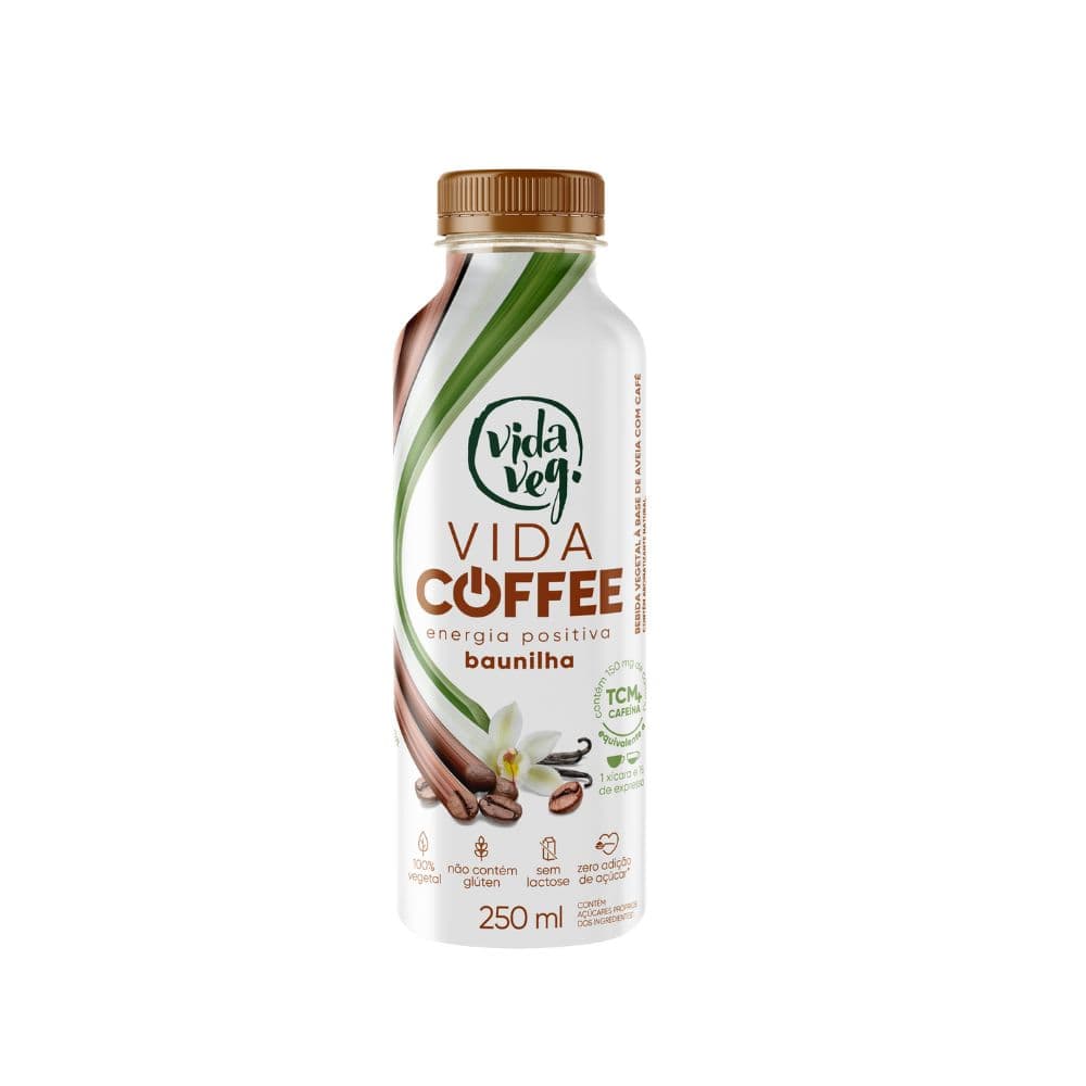 Bebida de Café Baunilha Vida Coffee Vegana 250g - VidaVeg
