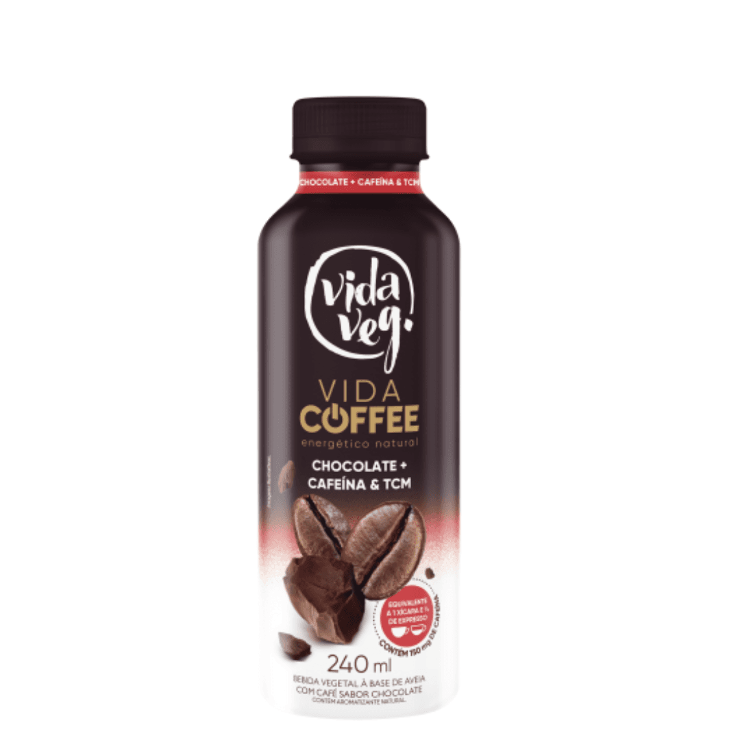 Bebida de Café com Chocolate Vegana 240ml - VidaVeg