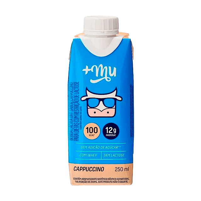 Bebida de Cappuccino com Whey 250ml - Mais Mu
