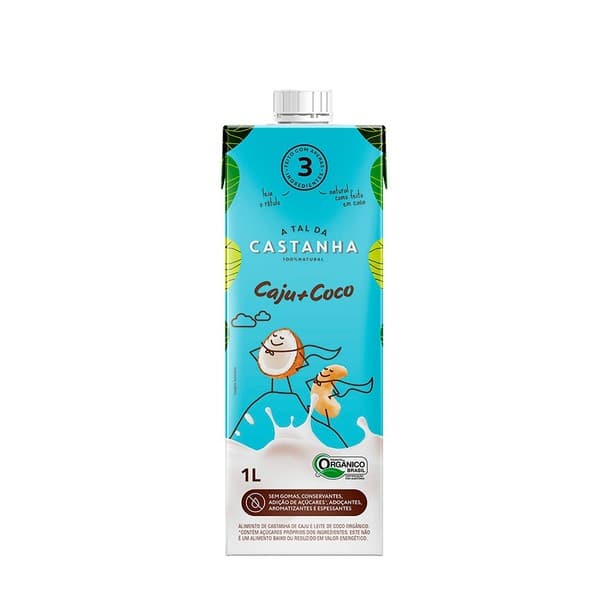 Bebida de Castanha de Caju e Coco 1L - A Tal da Castanha