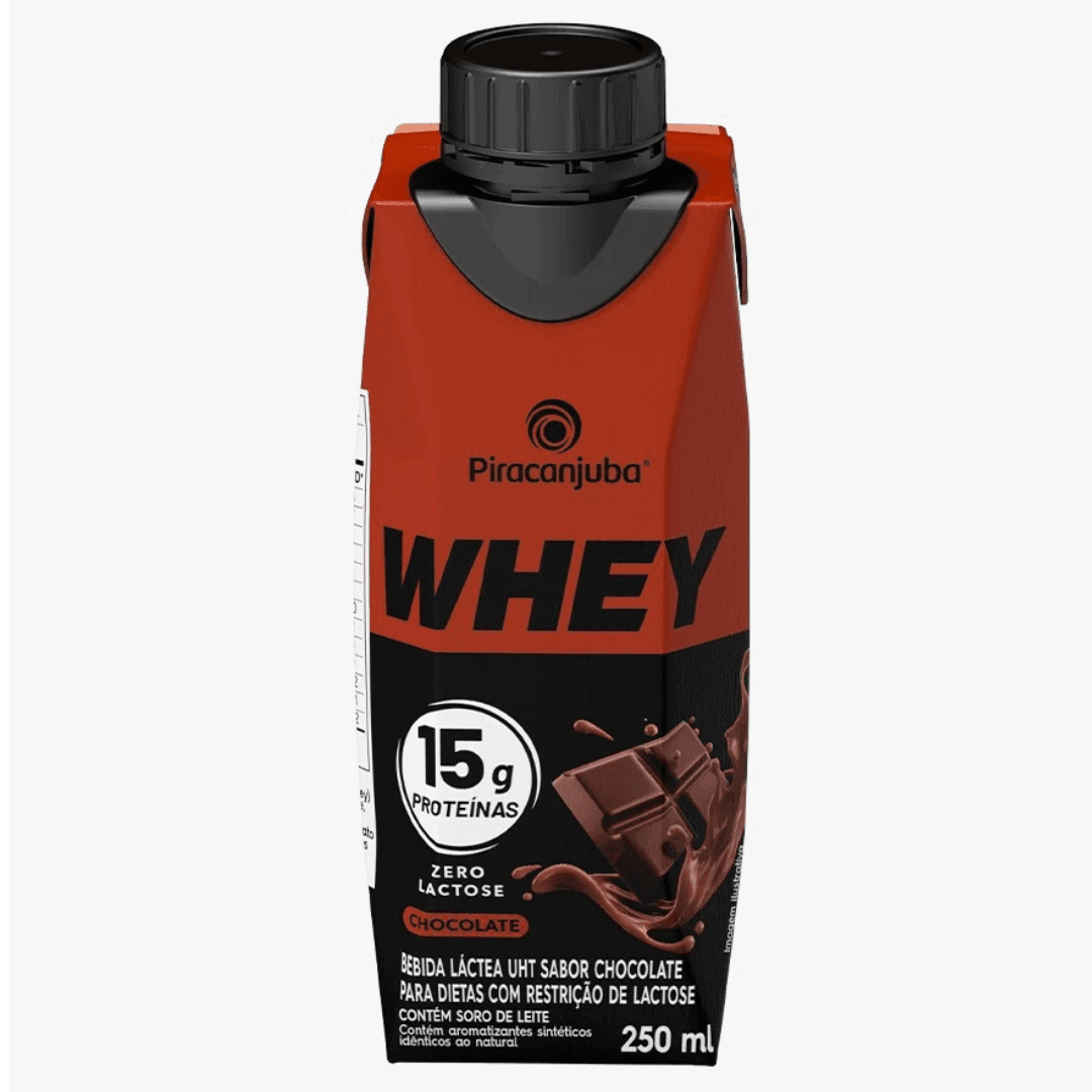 Bebida de Whey Chocolate Zero Lactose 250ml - Piracanjuba