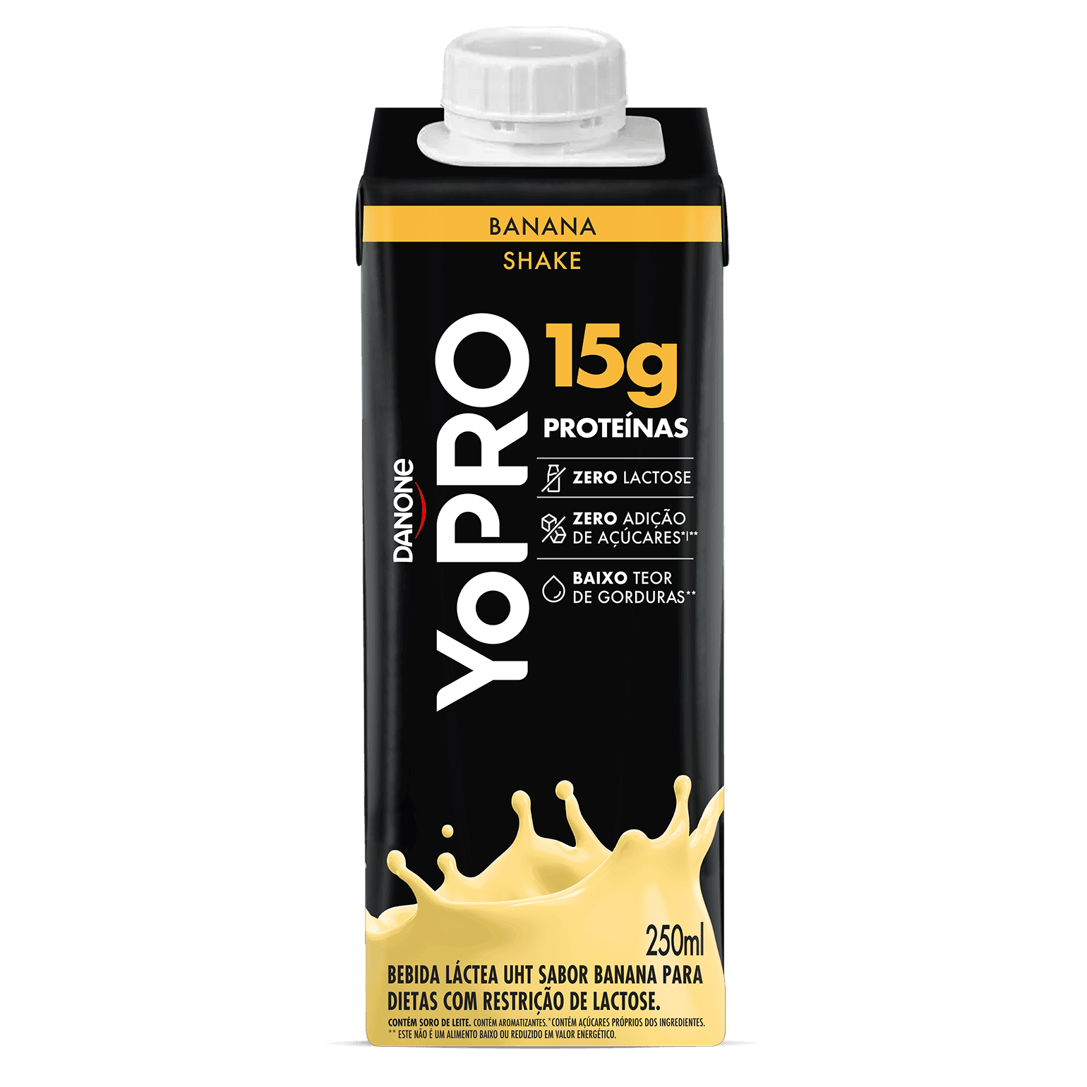 Bebida Láctea de Banana 15g de Proteína 250ml - YoPro