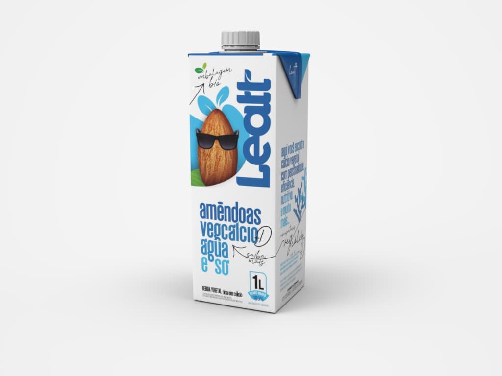 Bebida Vegetal de Amêndoas 1L - Leatt