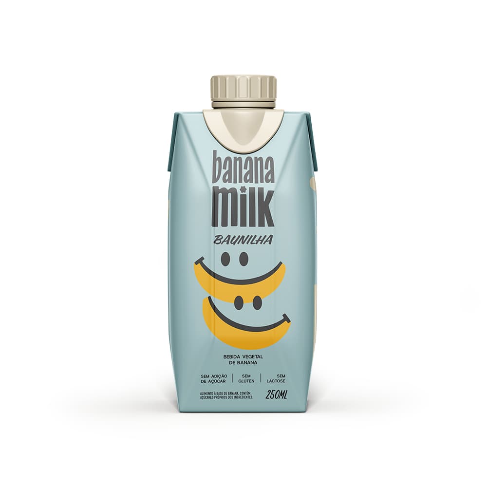 Bebida Vegetal de Banana Baunilha 250ml - Banana Milk