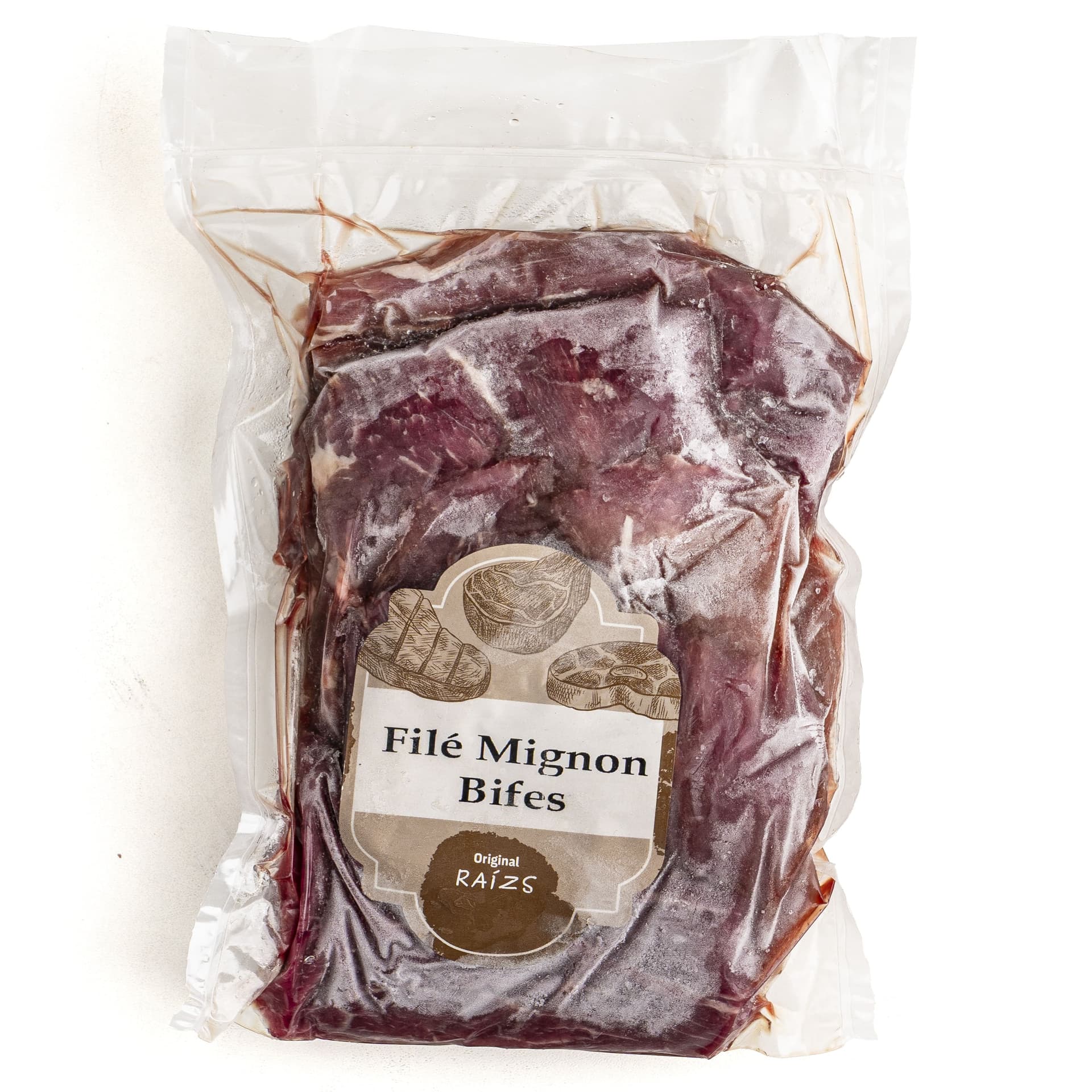 Bife de Filé Mignon Congelado 500g - Raízs Meat