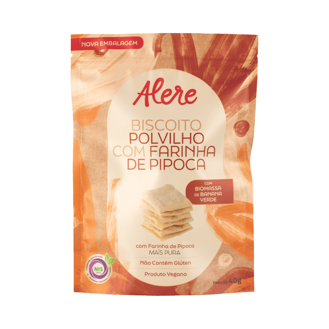 Biscoito de Polvilho com Farinha de Pipoca 40g - Alere
