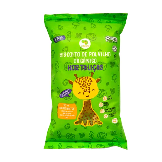Biscoito de Polvilho Hortaliças Orgânico 40g - Crilancha