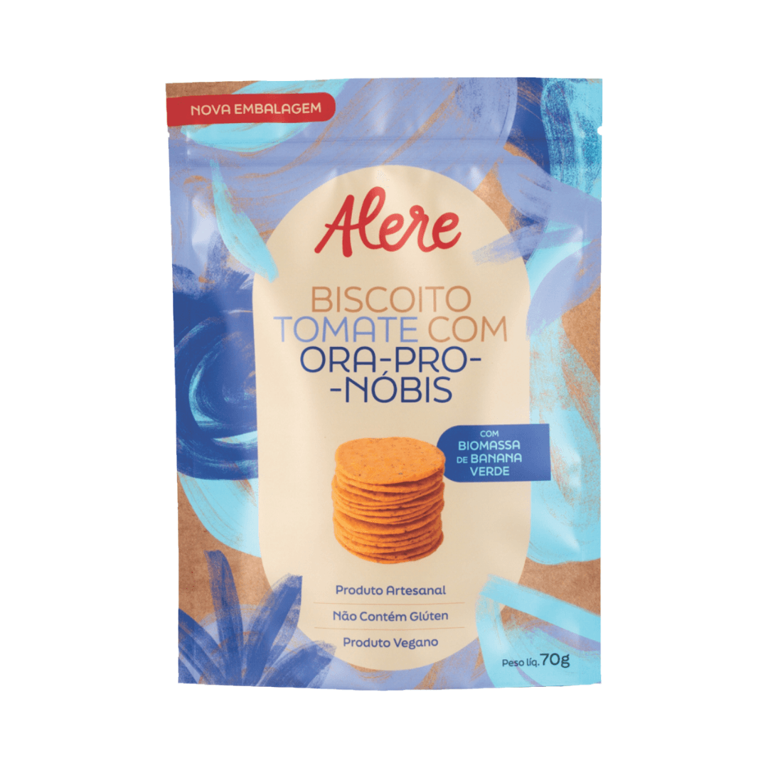 Biscoito de Tomate Ora-Pro-Nóbis 70g - Alere