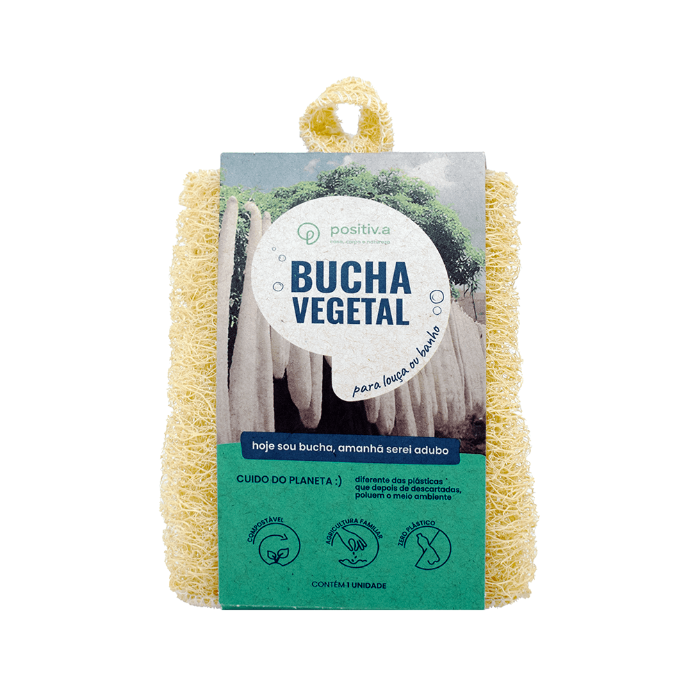 Bucha Vegetal para Louça - Positiva