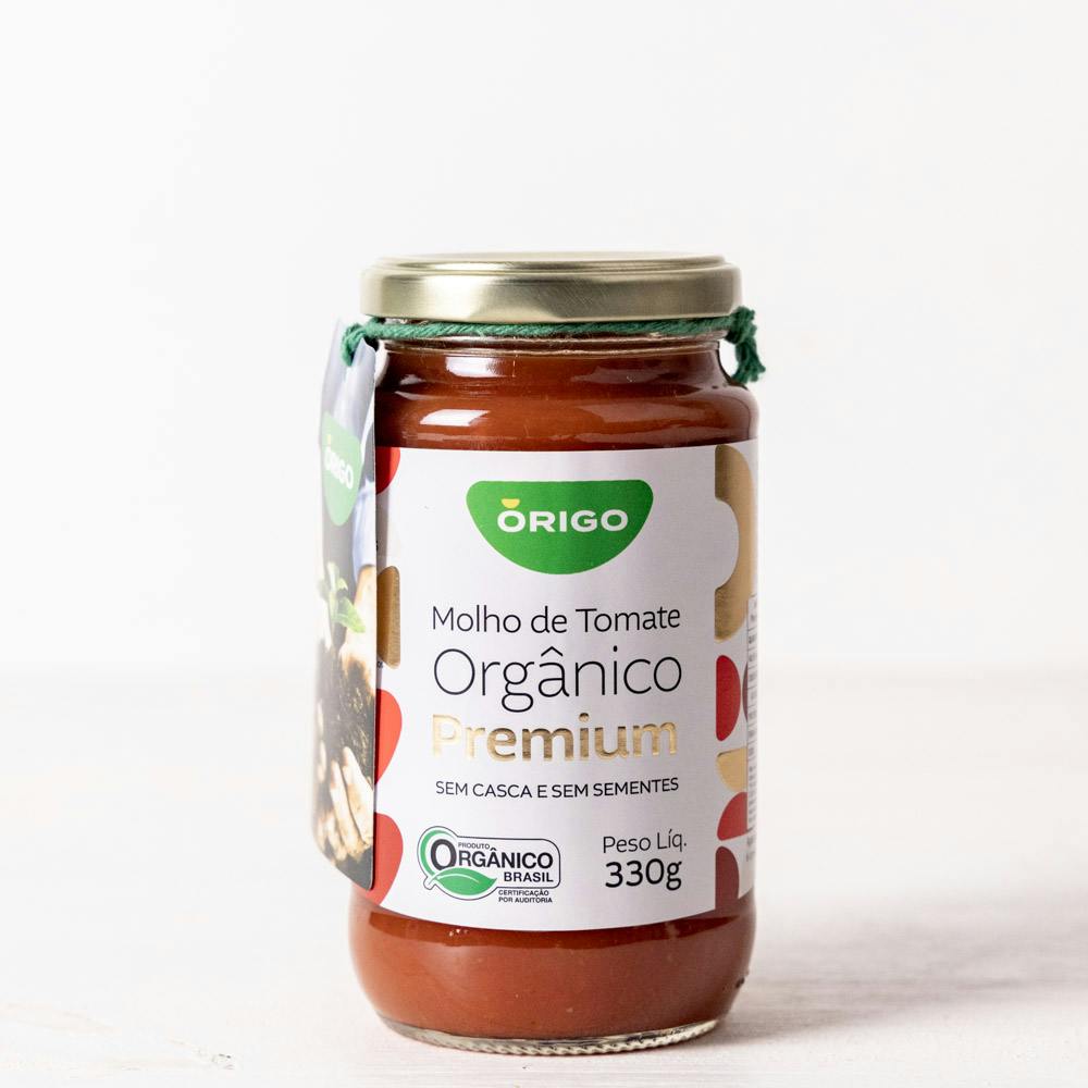 Molho de Tomate Premium Orgânico 330g - Órigo