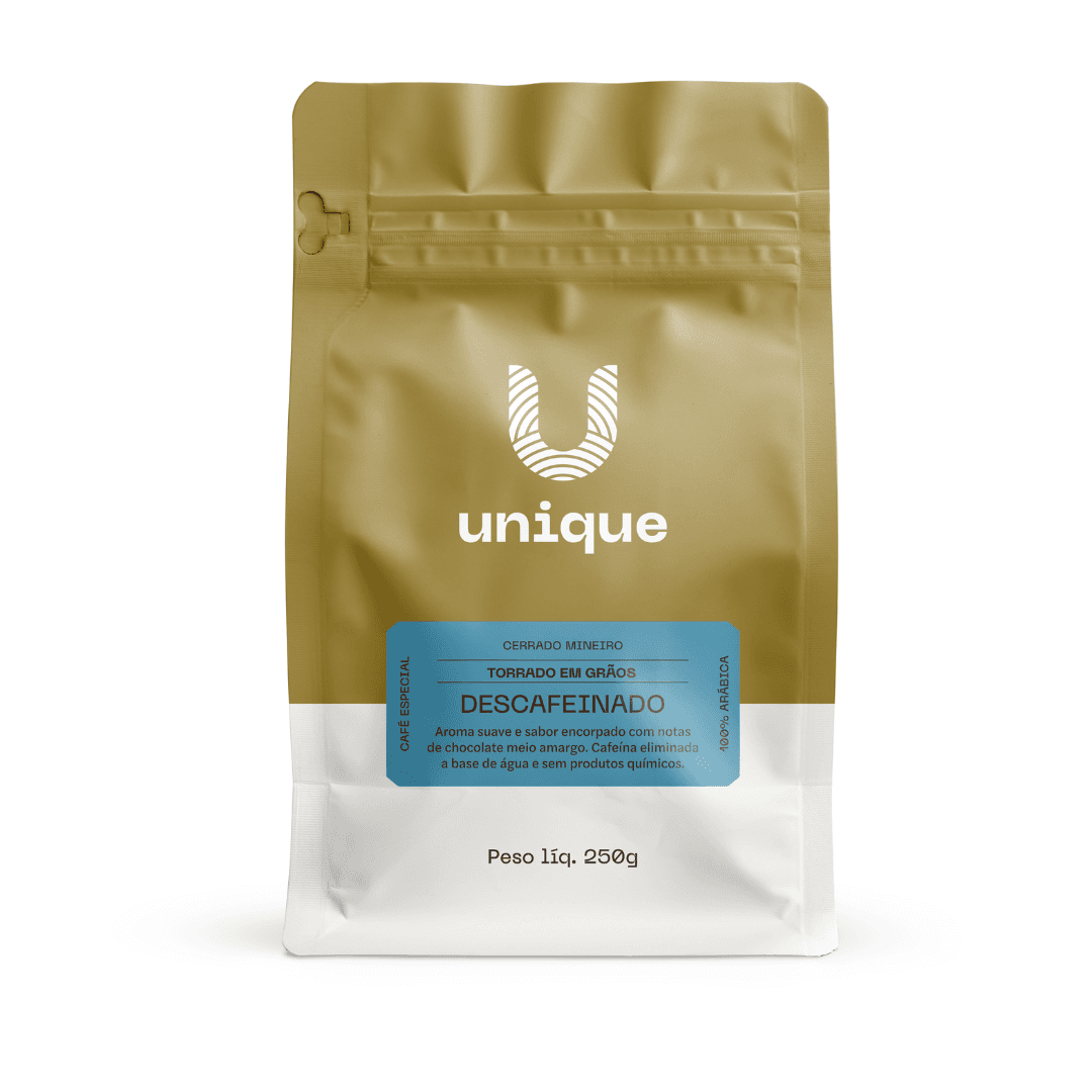 Café Descafeinado em Grãos 250g - Unique