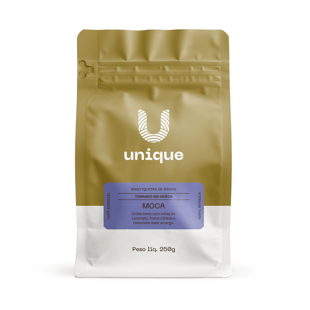 Café Moca em Grãos 250g - Unique
