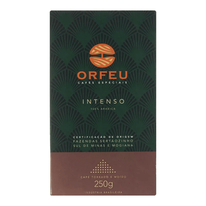 Café Torrado e Moído Intenso 250g - Orfeu