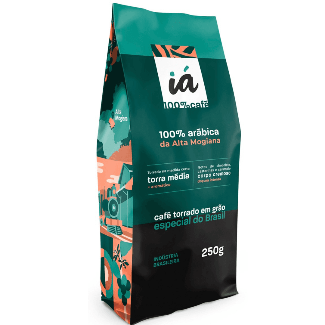 Café Torrado em Grãos 250g - Iá Café