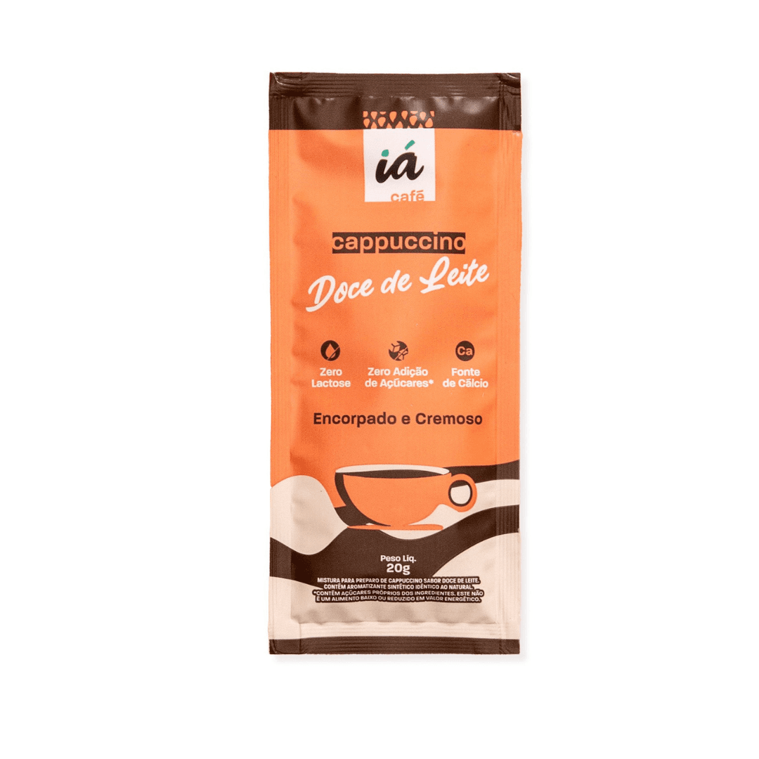 Cappuccino Doce de Leite Zero Açúcar 20g - Iá Café