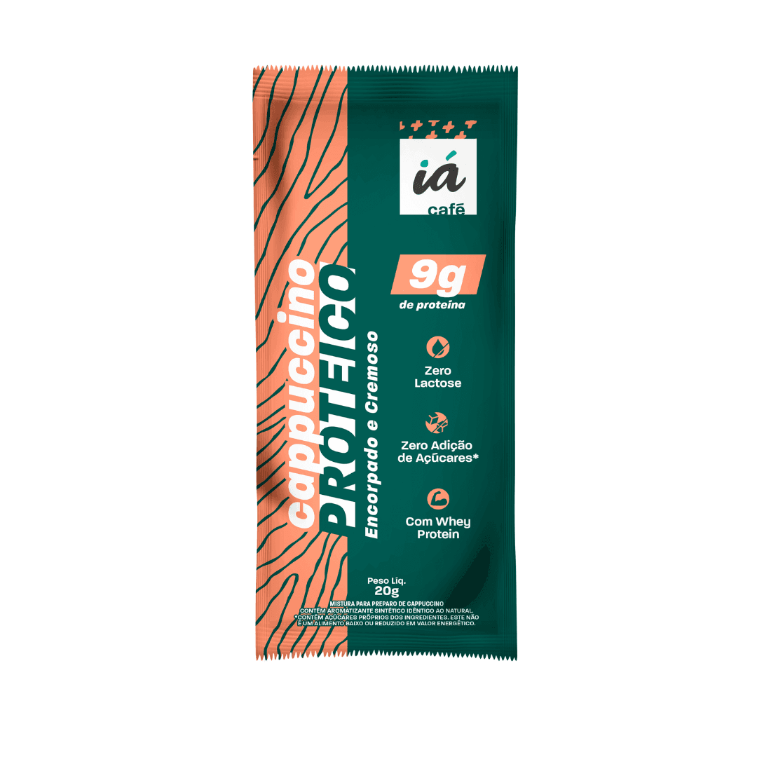 Cappuccino Proteico Zero Açúcar 20g - Iá Café
