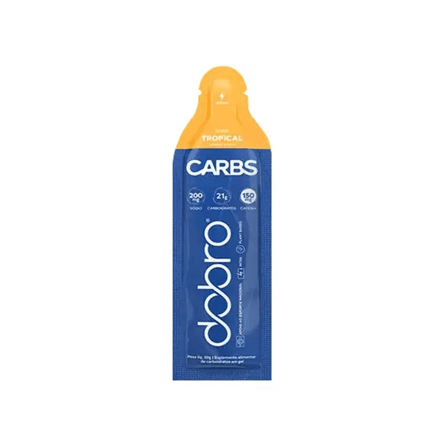 Carboidrato em Gel Tropical com Cafeína 30g - Dobro