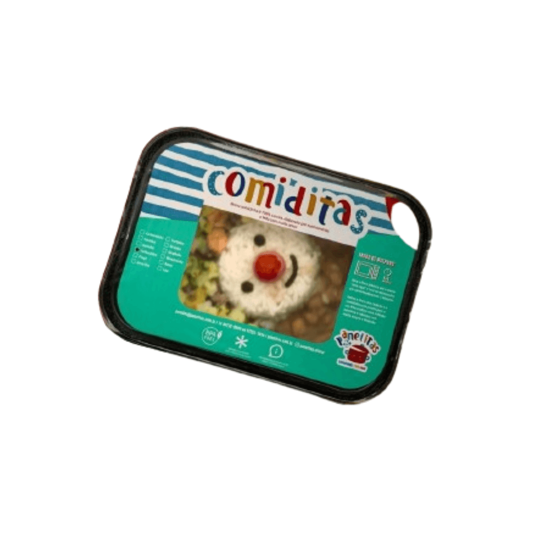Carne Moída com Legumes Palhacinho 250g - Panelitas