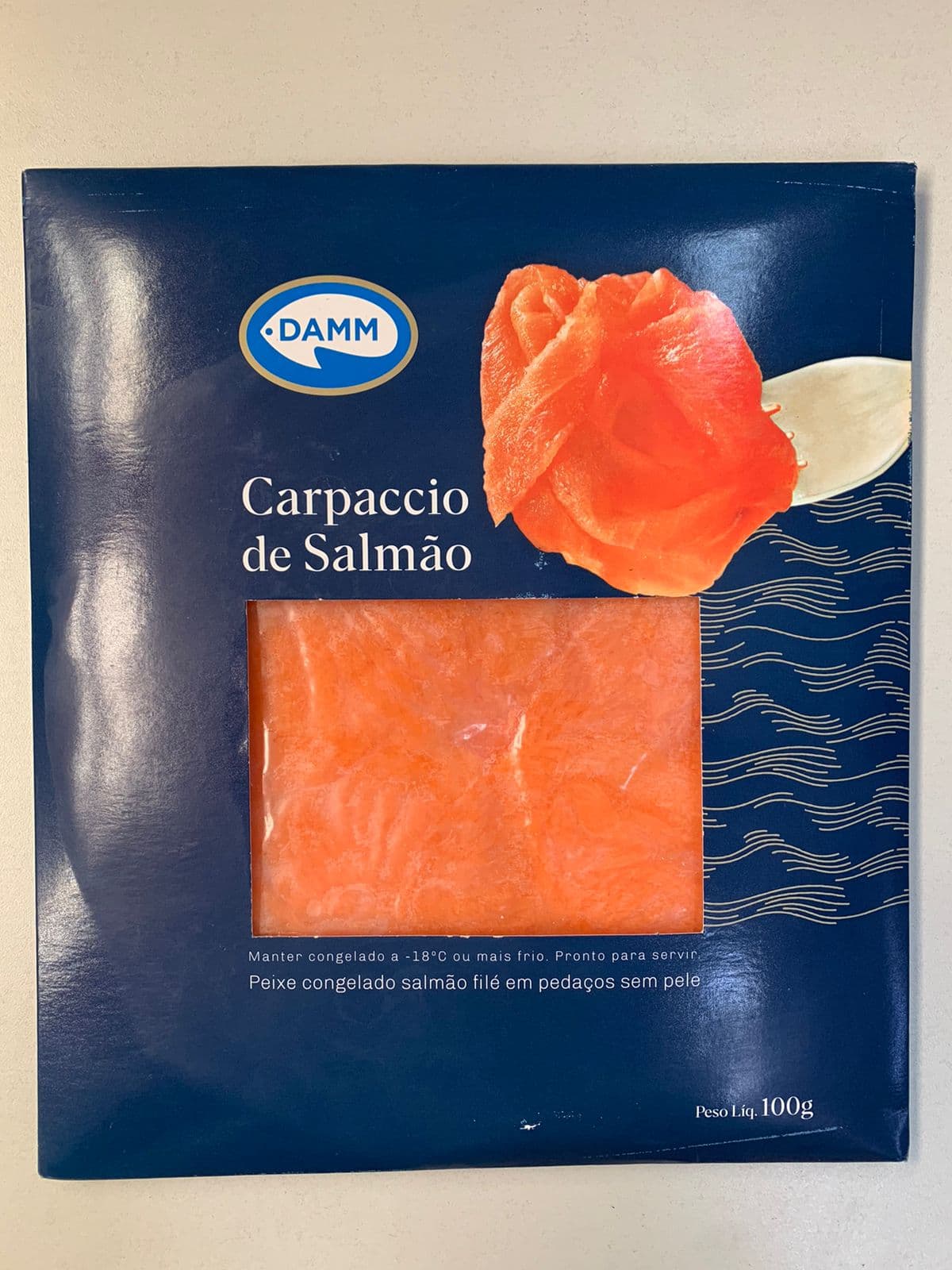 Carpaccio de Salmão 100g - Damm