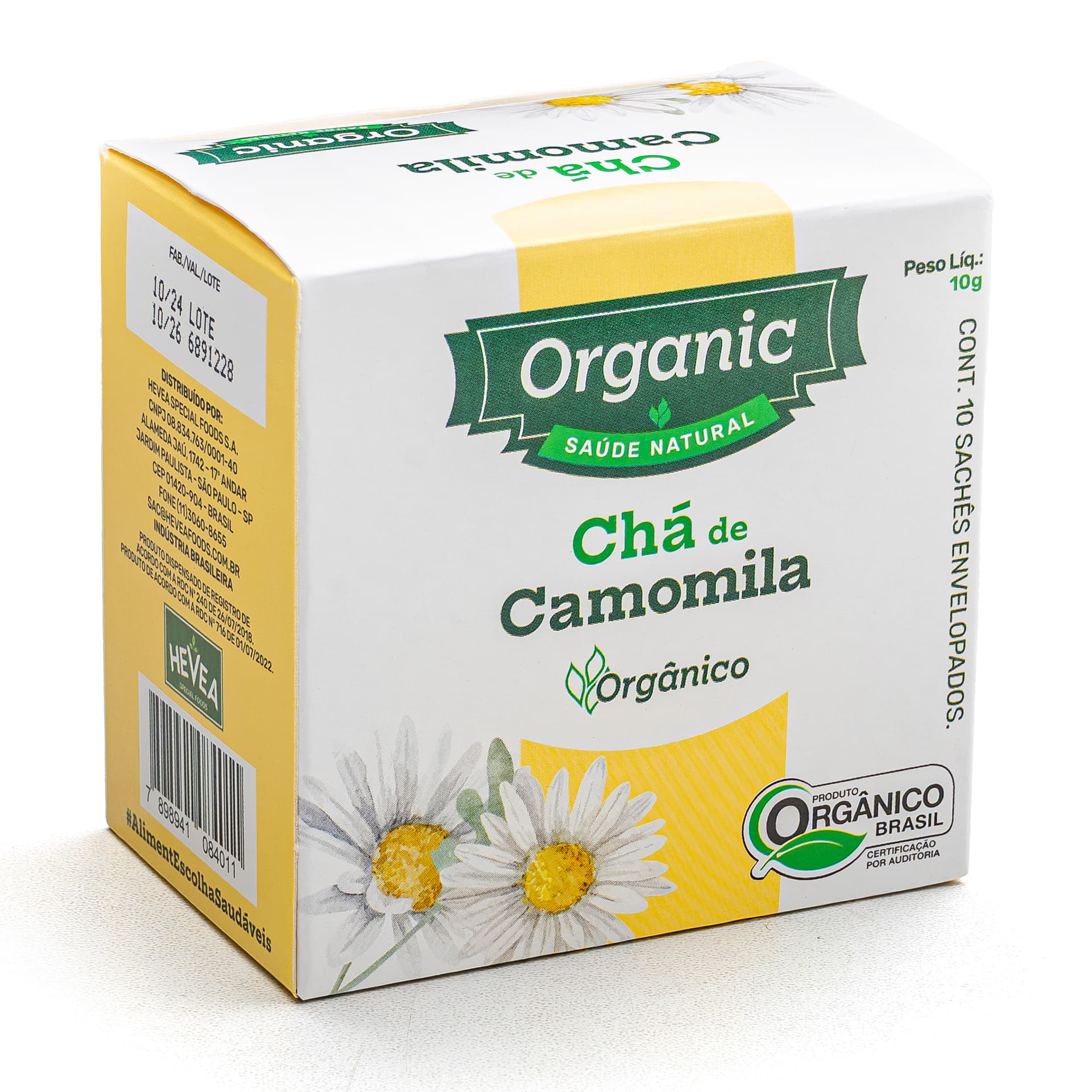 Chá de Camomila Orgânico 12g - Organic