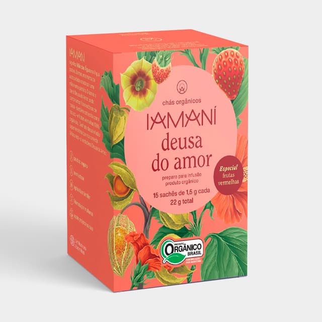 Chá Deusa do Amor Orgânico 22,5g - Iamaní