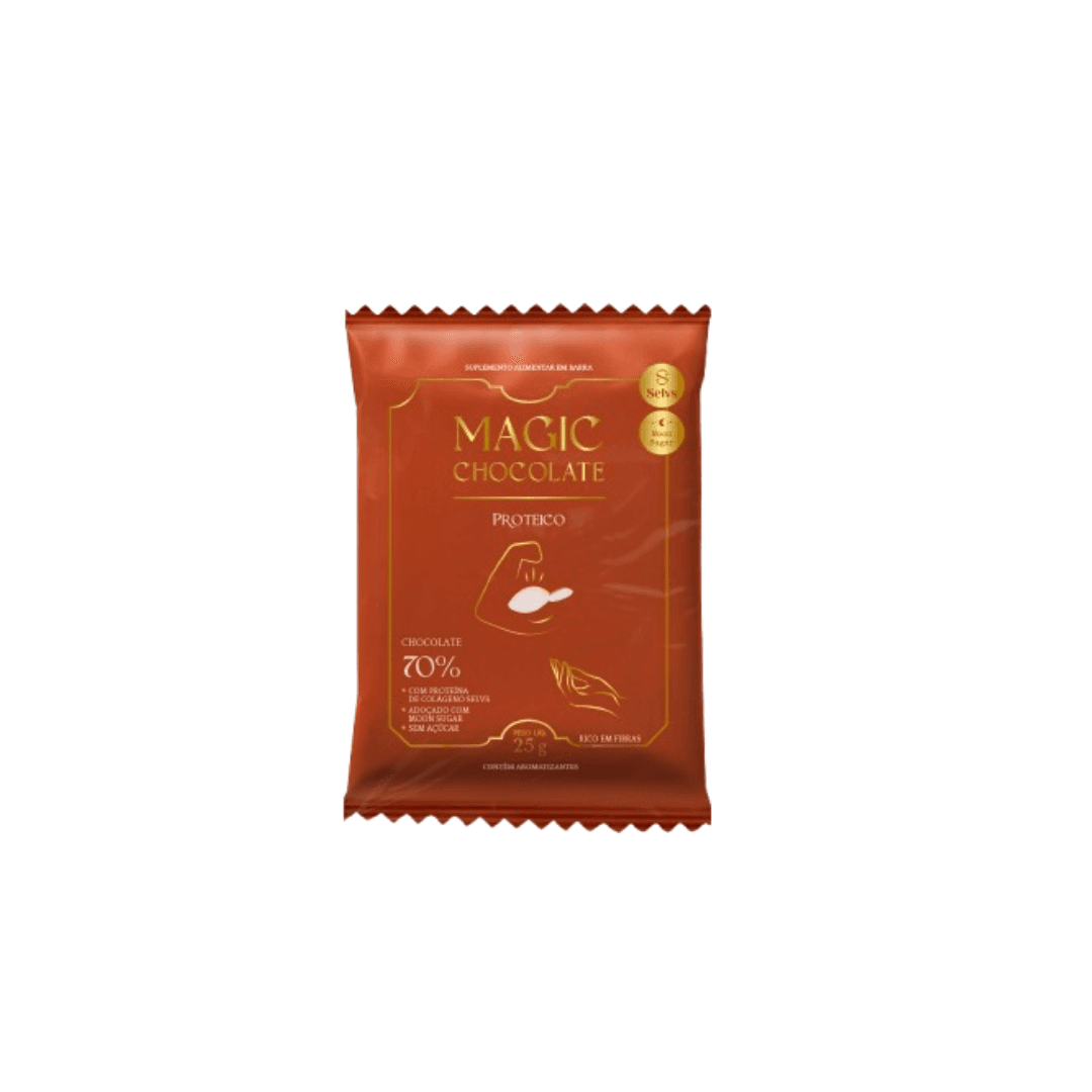 Chocolate 70% Proteico 25g - Magic Chocolate