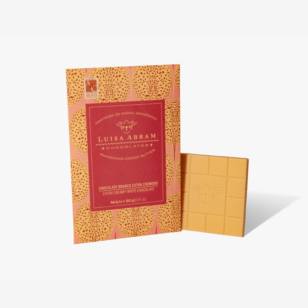 Chocolate Branco Extra Cremoso 80g - Luisa Abram
