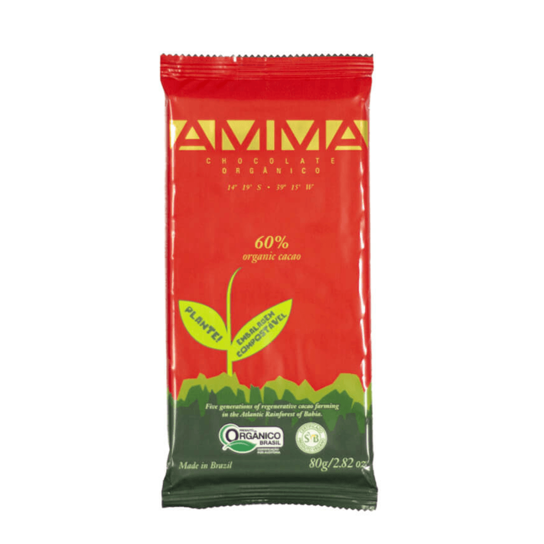 Chocolate Orgânico 60% 80g - Amma