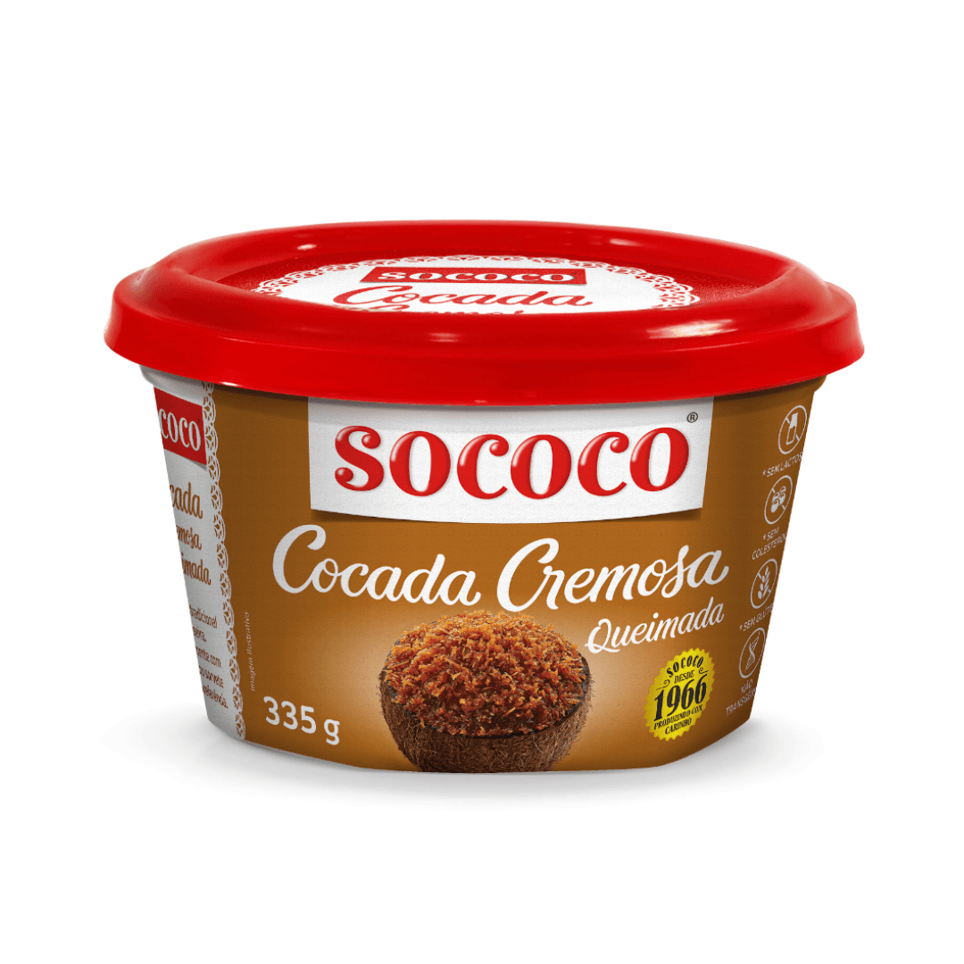 Cocada Cremosa Queimada 335g - Sococo