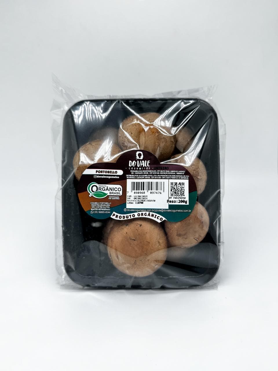 Cogumelo Portobello Orgânico 200g - Do Vale