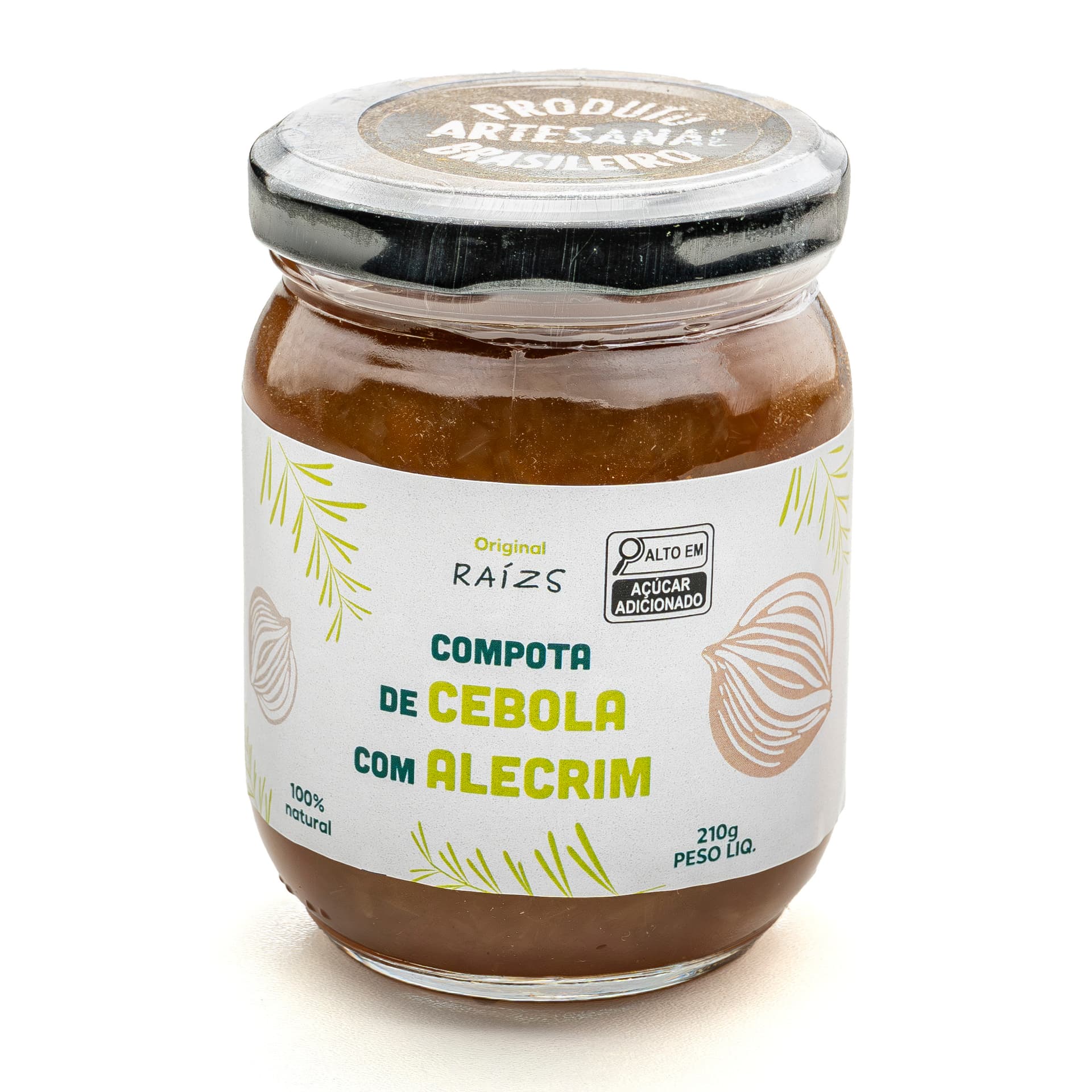 Compota de Cebola com Alecrim 210g - Raízs