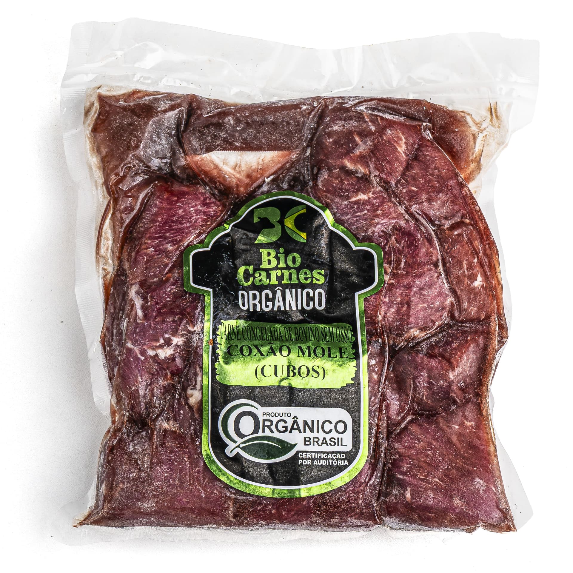 Coxão Mole em Cubos Congelado Orgânico 500g - Bio Carnes
