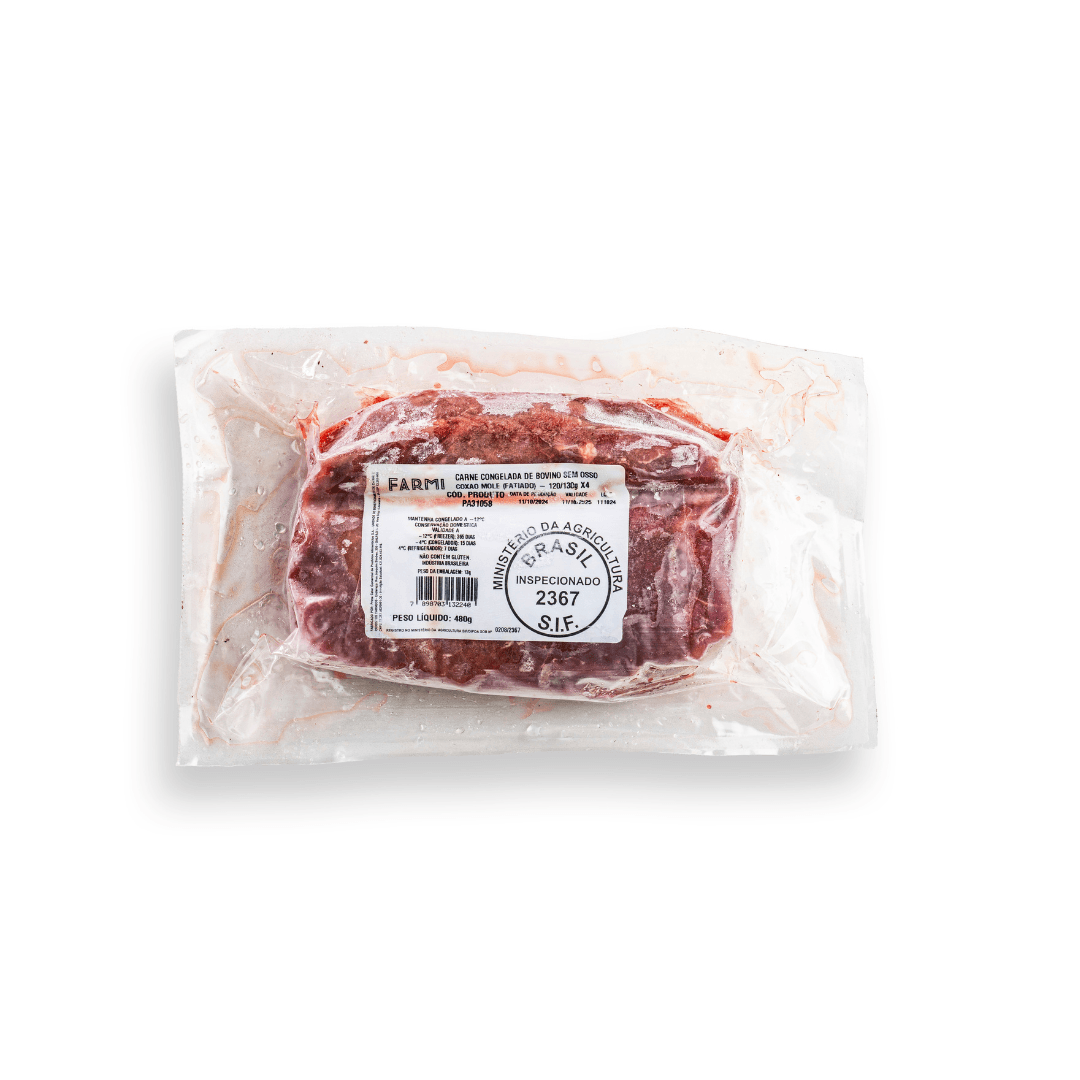 Coxão Mole Paillard Congelado 480g - Farmi